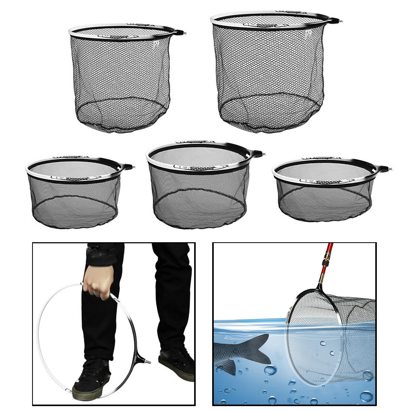 Replacement Fishing Net - Fishing Landing Net Titanium Alloy Lightweight and
