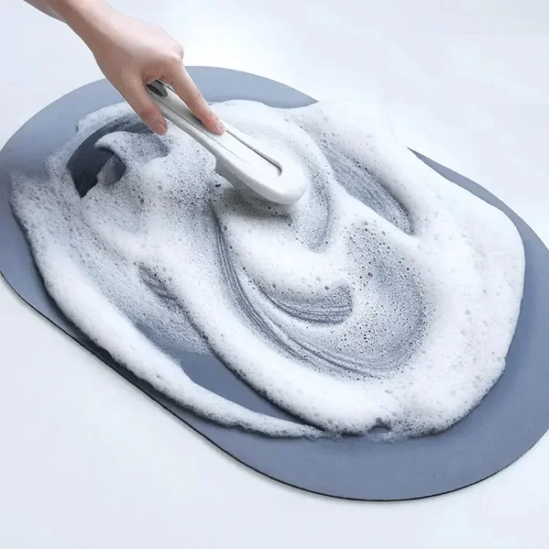 Saugfähige Badezimmer-Badematte, rutschfester Duschteppich, schnell trocknende Badematten, Küche, Eingang, Fußmatten, Heim-Fußmatte, Badewannen-Teppich