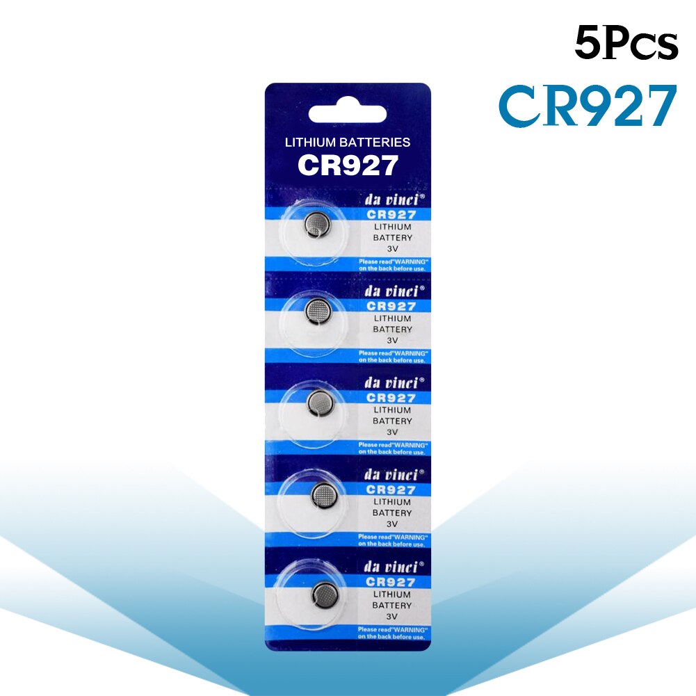 5Pcs CR927 Lithium Batteries 3V Coin Cells 927 DL927 BR927 ECR927 5011LC KCR927 LM927 Button Battery for Watch Clock Calculator