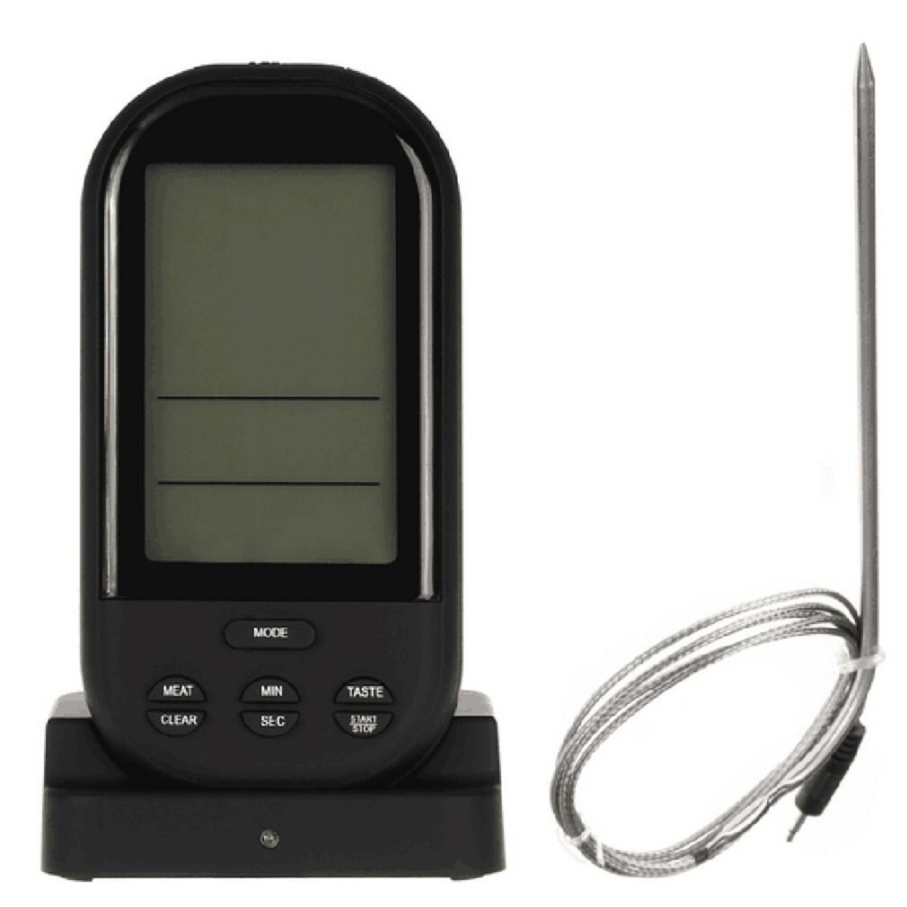 Wireless Digital LCD Display BBQ Thermometer Kitchen Barbecue Digital Probe Meat Thermometer BBQ Temperature Tool