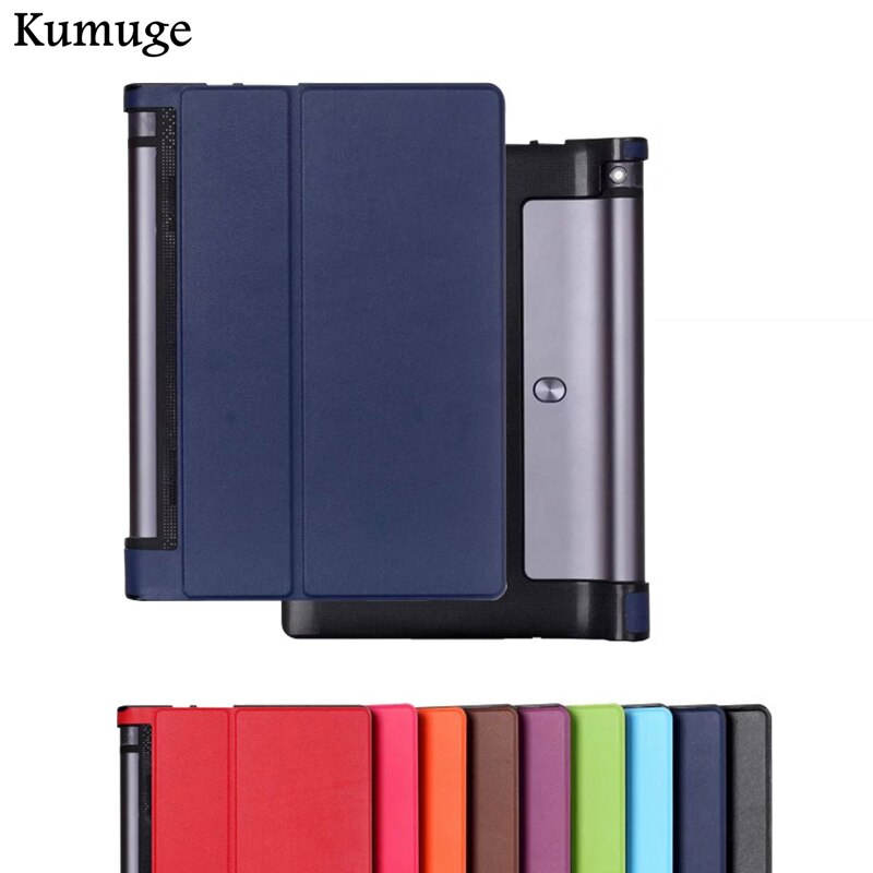 Cover til lenovo yoga tab 3 yt3-x50f yt3-x50l 10.1 tommer pu læder tablet cover cover til lenovo yoga tab 3 yt3-x50f x50l x50m