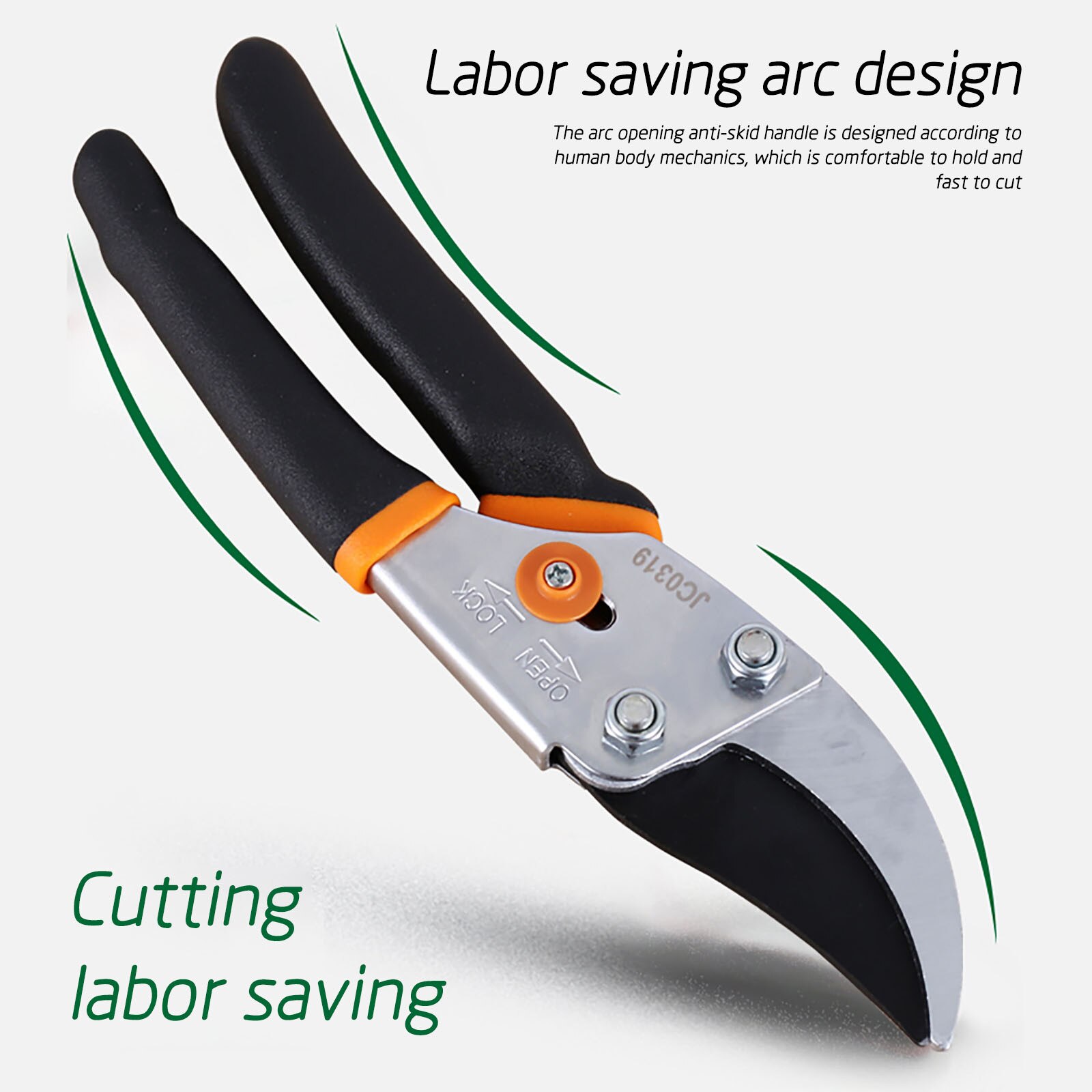 Sécateur de jardinage pour garniture de plantes, ciseaux de taille de dérivation, affûteur de taille, outils de jardinage