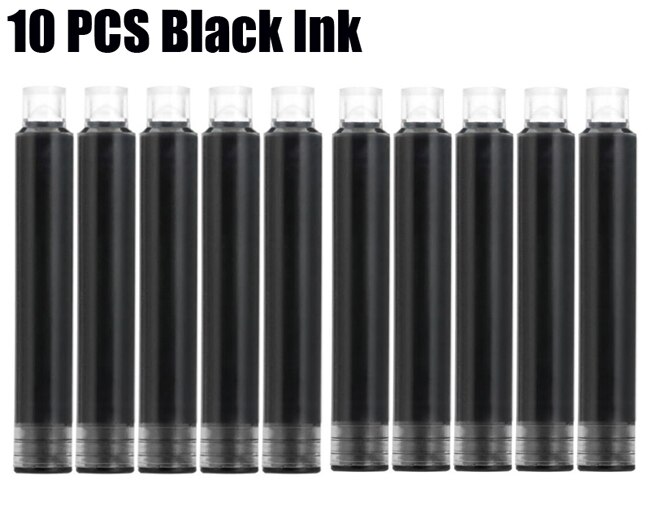 Hero 5020 Metalen Inkt Vulpen Office Zakelijk Schrijven Pen School Student Schrijven Pen 2 Pennen Sturen: 10 Black Ink