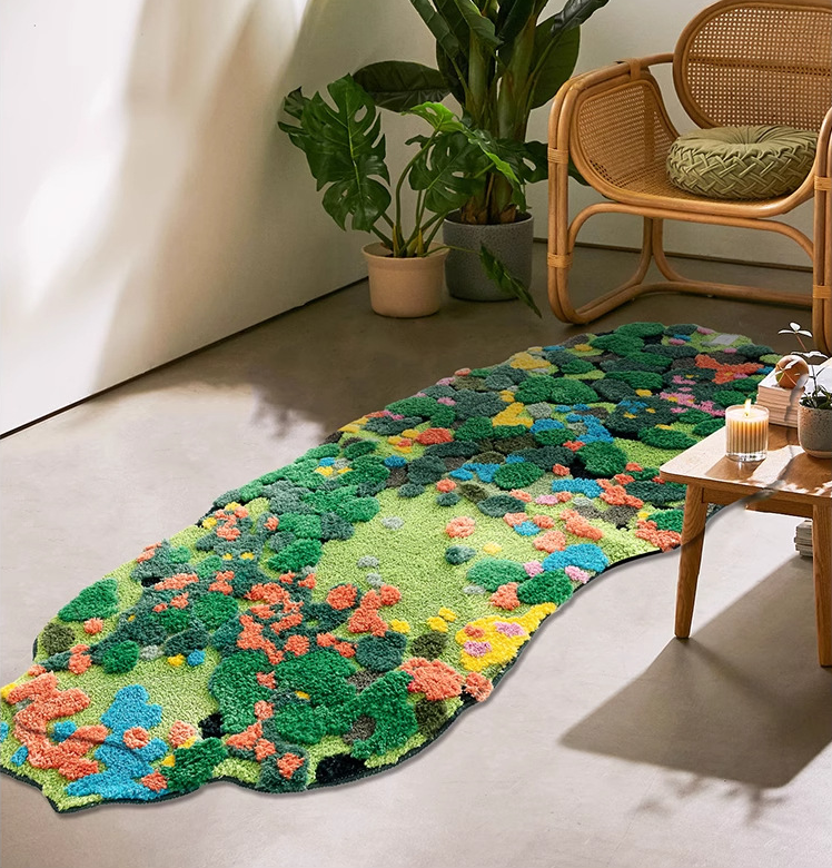 3D mech tuftowanie Mata łazienkowa Dywan robić salonu Długi dywanik nocny Miękka podkładka podłogowa robić sypialni Wystrój domu