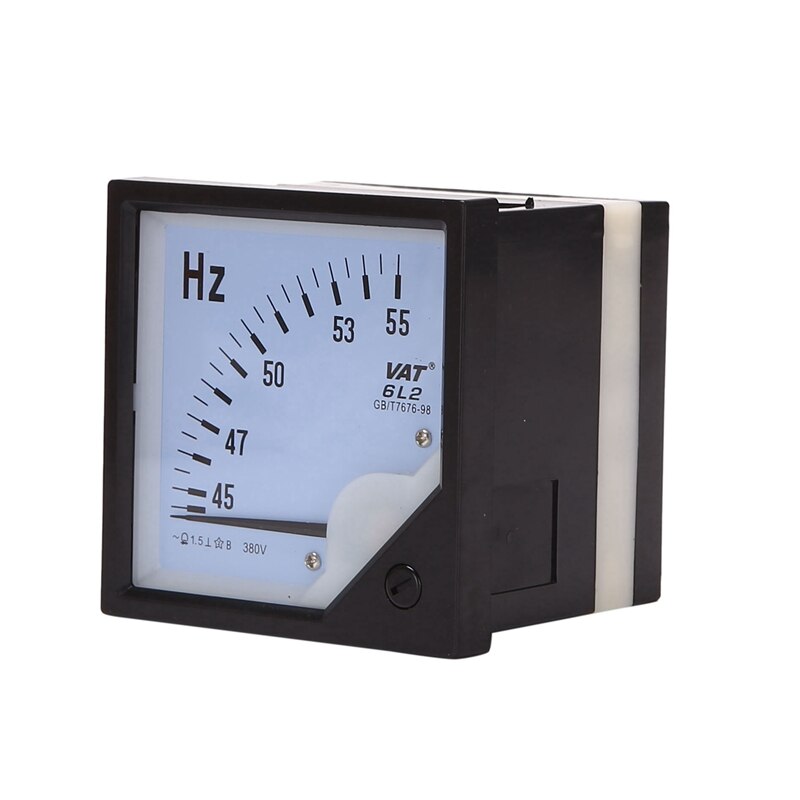 Frequentie Tester Vierkante Panel Analoge Frequentie Meter Hoge Nauwkeurigheid Digitale Analoge Multimeter 45-55Hz