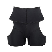 Pantalones deportivos de goma de la cadera de la aptitud pantalones de esculpir del cuerpo pantalones cortos ropa interior moldeadora del cuerpo femenino