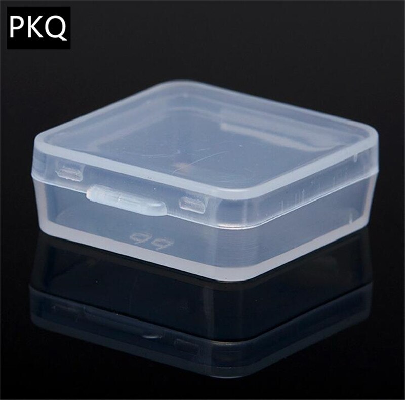 21 größen Rechteck transparent Kunststoff Kasten Klare Quadratische Mehrzweck Anzeige Kasten fallen Kunststoff Schmuck Lagerung Boxen Neue: 2.7x2.7x1cm