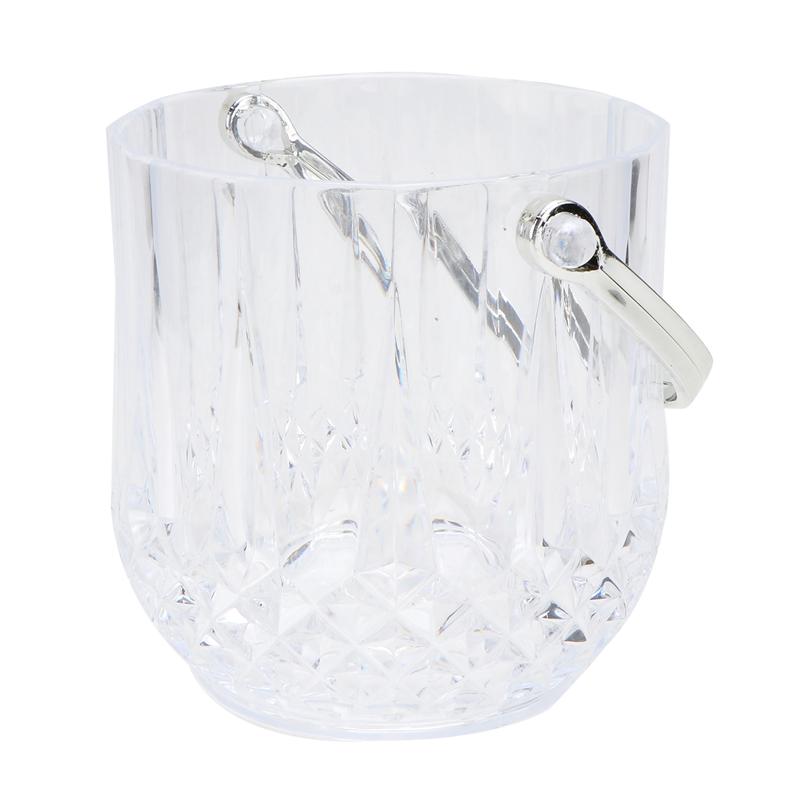1Pc Acrylic Crystal Ice Bucket Bar Ice Storage Barrel Transparent Bar Special Ice Bucket Transparent Ice Bucket