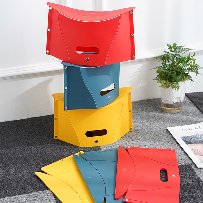 Folding Chair Plastic Portable Folding Stool Outdoor Chairs Portable Stool for Camping Storage Stool Storage Stool