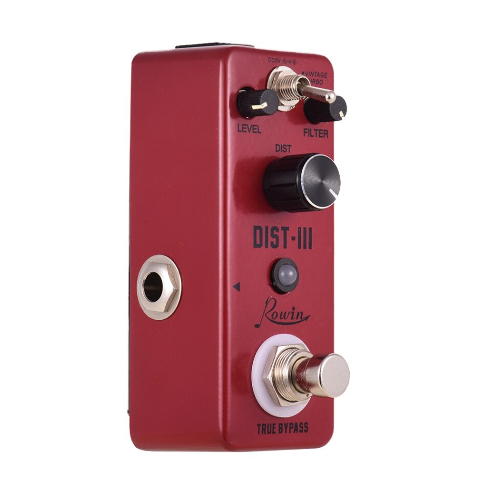Rowin LEF-301/LEF-302 LEF-326 SLOW HAND Digital Slow Gear Guitar Effect Pedal Zinc Alloy Shell True Bypass: LEF-301C DIST-III