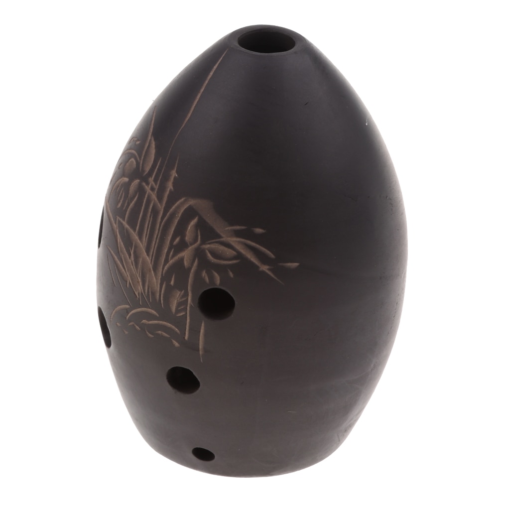 Artesanías 6 oraficio De instrumentos De viento De barro AC Ocarina Alto C