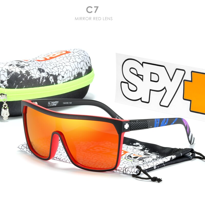 Roer Gepolariseerde Zonnebril Mannen Klassieke Vierkante Unisex Zonnebril Ken Block Met Originele Doos Gelukkig 43 Lense: S103-C7