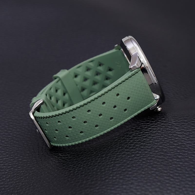 Siliconen Horlogebanden Quick Release Rubber Horlogebanden 18mm 20mm 22mm Tropic Ademend Waterdicht Horloge Band