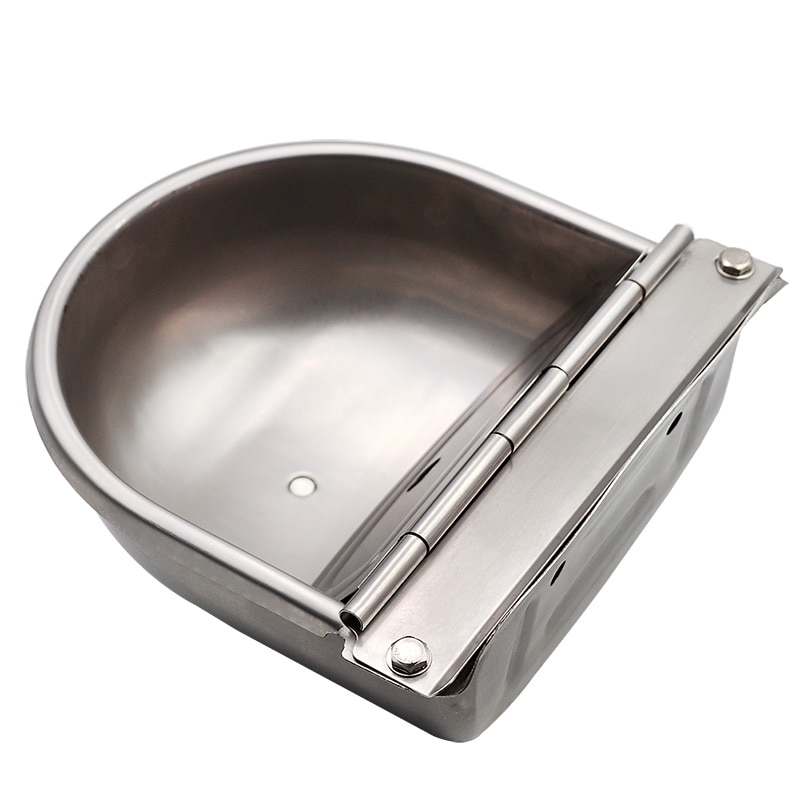 Livestock Horse Cow Automatic Water Bowls Stainless Steel Drinking Bowl Float Outlet For Cattle Dog Sheep Pig Feeder