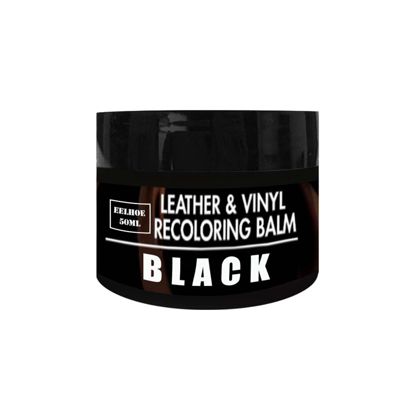 50ml skinnmaling reparerer balsam møbler reparasjon restaurering oppussing fargestoff farge: Svart