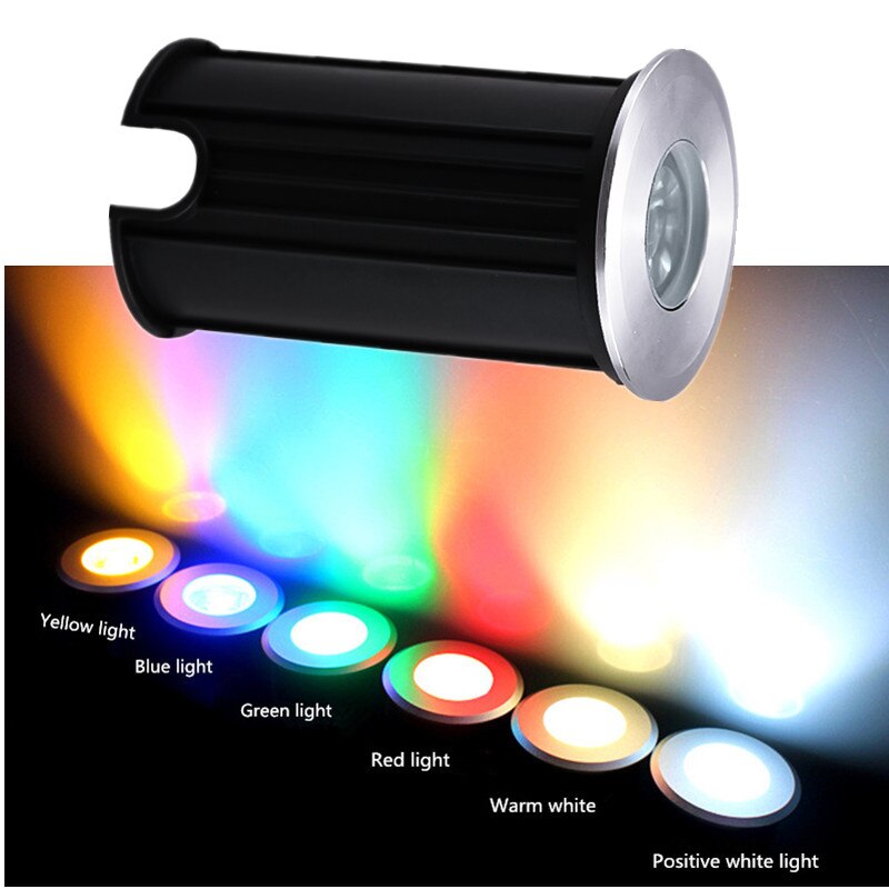 Valonheitin 12v ulkovaloa puutarhan värillinen kohdevalo mini led spotti 12v puutarhavalaisin led  ip68 vedenpitävä  dc24v maanalainen valo