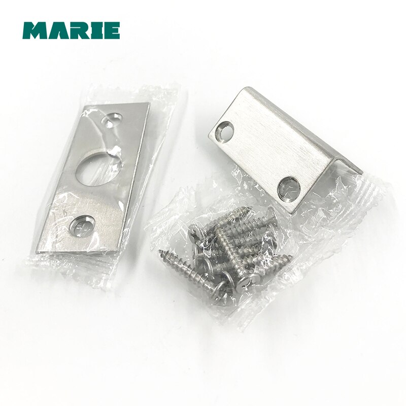 Parafusos de porta de aço inoxidável porta de segurança trava guarda parafuso nivelado trava slide parafuso fechadura da porta ferragem