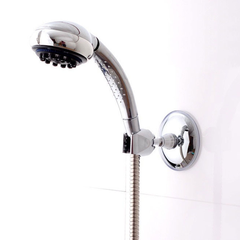 Handheld Shower Head Fixture Bracket Suction Cup Holder Universal Adjustable