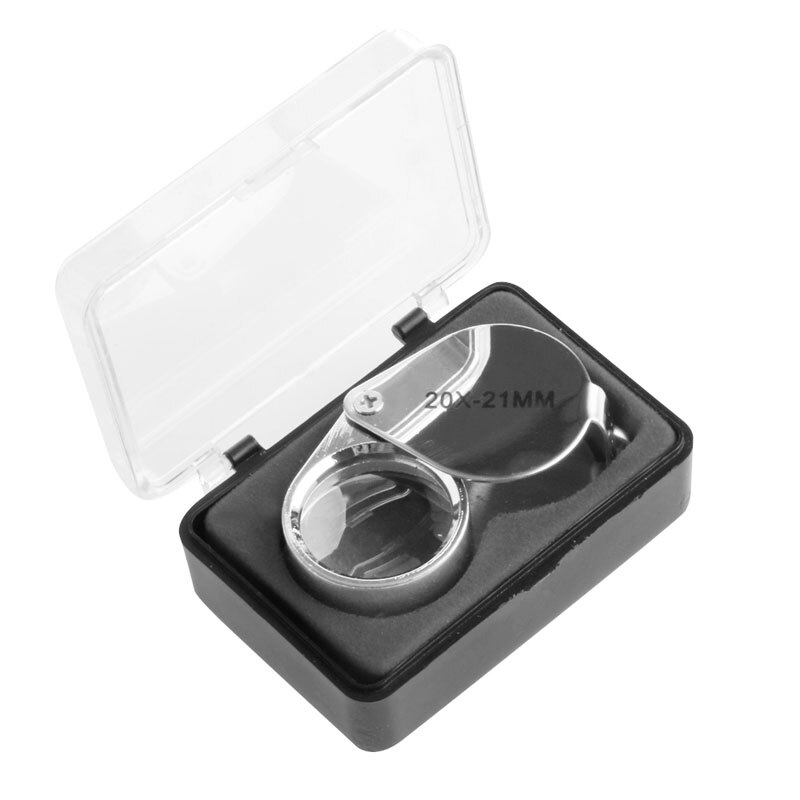 Mini 20X Glas Vergrootglas Juwelier Eye Sieraden Loep Loop
