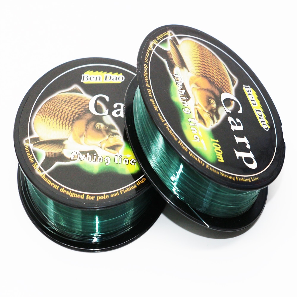 Ligne de pêche en nylon Super forte, matériau japonais, Monofilament 12-65lb, ligne de pêche de carpe d'eau salée, 100M