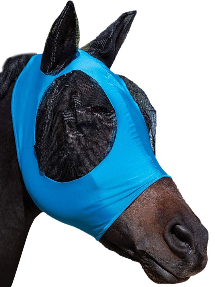 Anti Fly Mesh Equine Mask Horse Mask Stretch Bug Eye Horse Fly Mask With Covered Ears Horse Fly Mask Long Nose With Ears 1PC