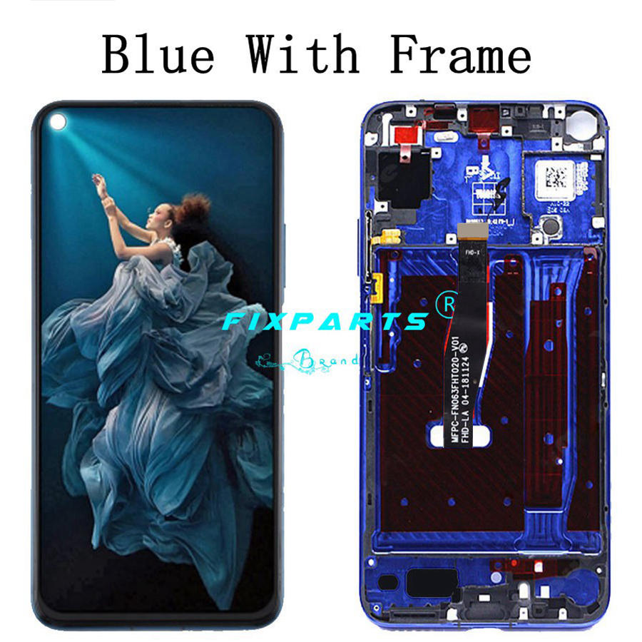 Originele Display Voor Huawei Nova 5T Lcd Touch Screen Digitizer Met Frame Voor 6.26 "Huawei Nova5T Lcd YAL-L21 Display