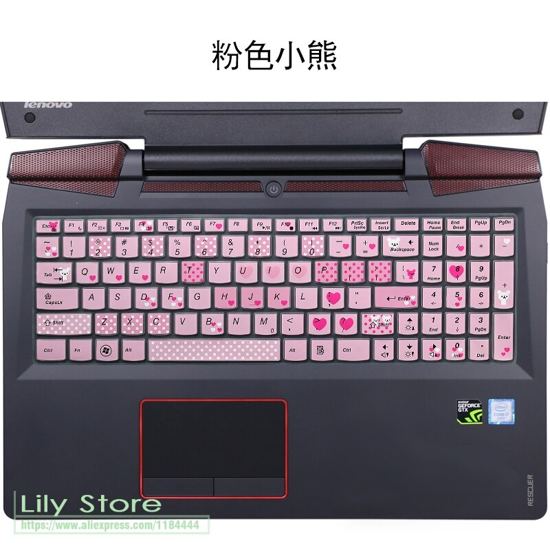 Dla Lenovo IdeaPad 100 300 500 700 900 serii 300-17ISK 700-17ISK Y700-17ISK Y700-17 17.3 cal 17 klawiatura silikonowa pokrywa: cartoon