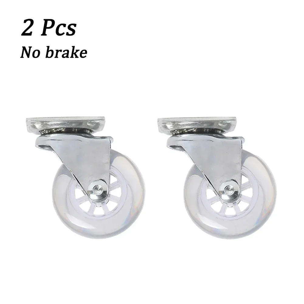 2Inch Zwenkwielen Zware Industriële Zwenkwiel Met M8x15mm Schroefdraad Stuurpen Geen Geluid PU Wielen Voor Karren werkbank: green