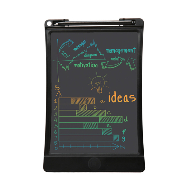 Tableta de dibujo LCD ultrafina para niños, tableta gráfica Digital de 10 pulgadas, con pantalla, para escribir y dibujar: Color Black