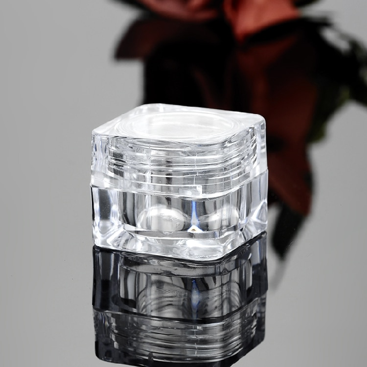 50 Uds 5G cosmético frasco vacío pote sombra de ojos envase de crema facial de maquillaje botella de acrílico para cremas para el cuidado de la piel productos herramienta de maquillaje