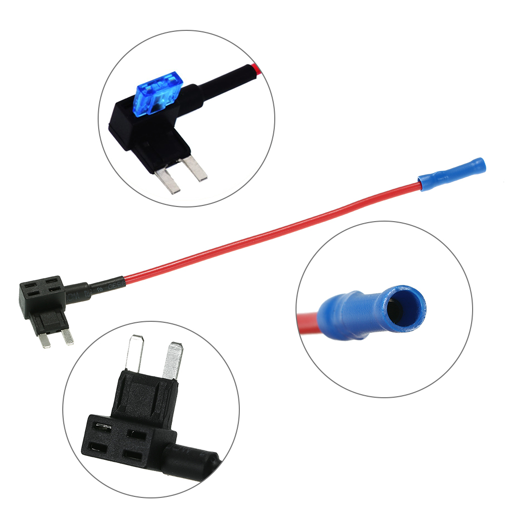 10Pcs 12V Car Add-a-circuit Fuse TAP Adapter Mini Blade Fuse Holder ATM APM Auto Accessories Car-styling
