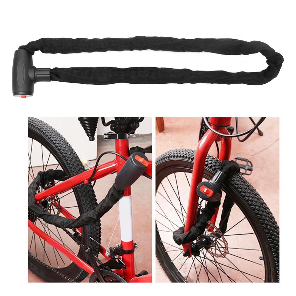 Bicycle Lock Canvas Bike Lock Manganese Steel Folding Good Toughness Bike Chain Lock