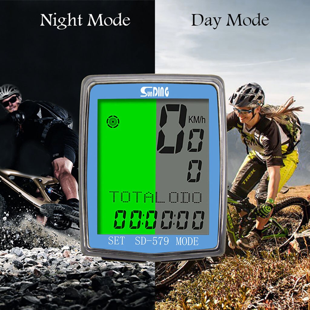 Waterproof Bicycle Computer Wireless And Wired MTB Bike Cycling Odometer Stopwatch Speedometer Watch LED Digital Rate