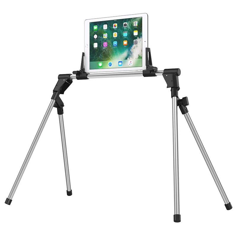 Adjustable Tablet Stand Tripod Holder For iPAD Pro 12.9 Samsung Aluminum Alloy Flexible Scalable Arm Floor Desk Ded Stand: not adjusted