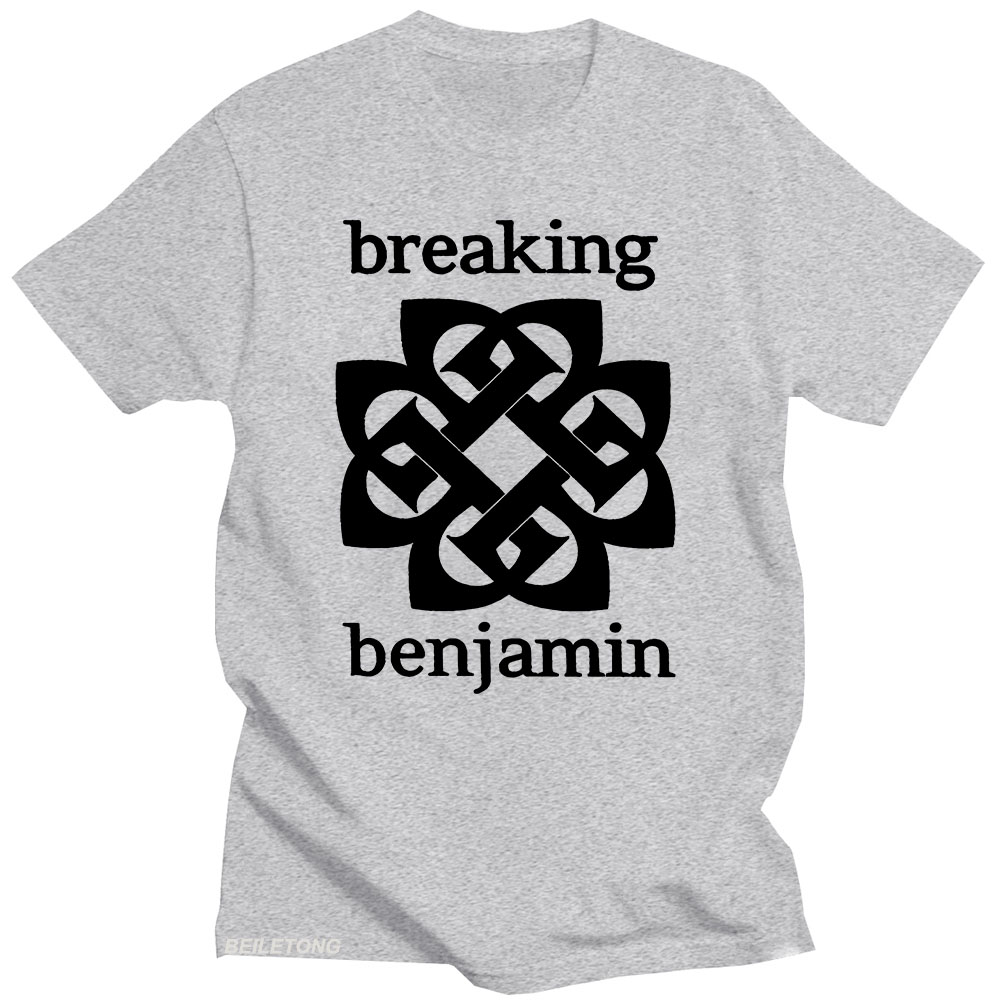Breaking benjamin t-shirt med grafisk tryk, hiphop, vintage, bomuld, kortærmet, gotisk t-shirt, unisex t-shirts: Xs / Sort