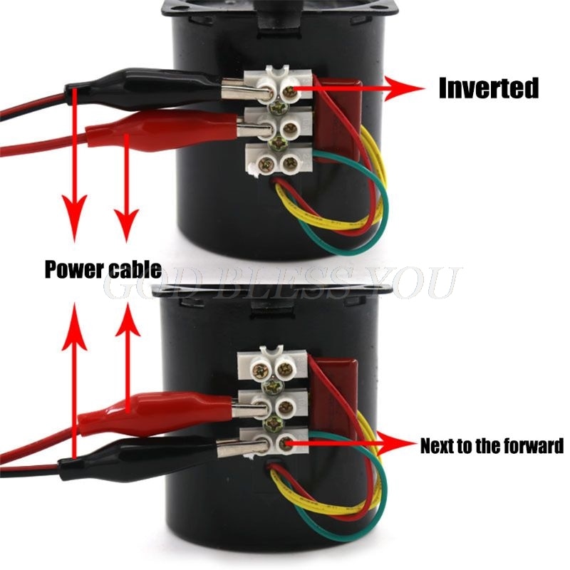 68KTYZ 28W Low Speed Synchronous Motor AC 220V 2.5-110r/min Permanent Magnet Small Gear Motors Kit