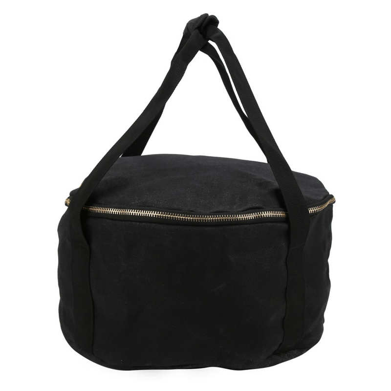Dutch Pot Storage Bag Travel Pot Bag Portable for Outdoor Camping: black