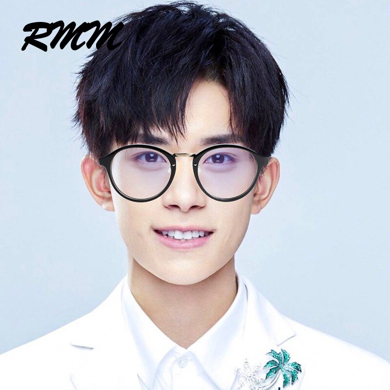 Blue light glasses frame computer glasses spectacles round transparent female women's eyeglasses frame Optical glasses frame