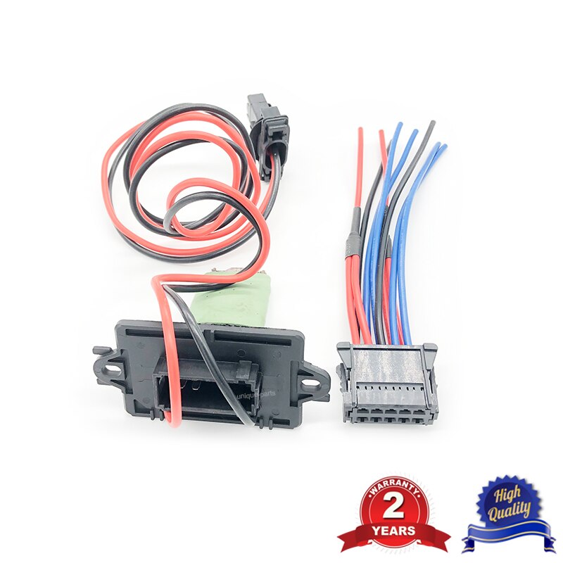 Heater Blower Fan Resistor and Wiring Harness Cable Connector for Renault Scenic Grand 7701207876