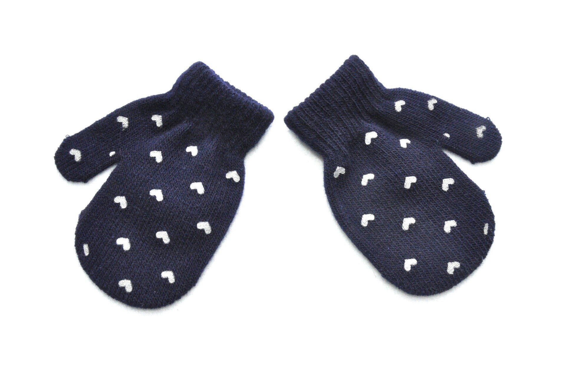 Winter Handschuhe Nette Baby-stricken warm elastisch Weiche Handschuhe Art Jungen Mädchen freundlicher Fäustlinge: Marine