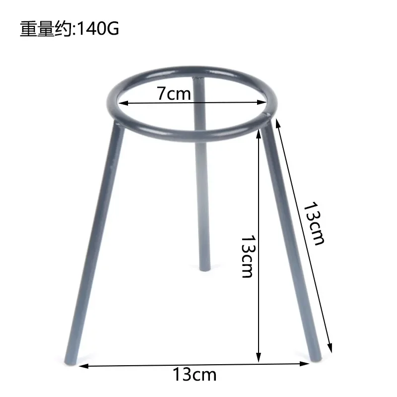 Trípode desmontable ajustable de vástago de laboratorio, soporte de lámpara de aleación de aluminio, soporte de calefacción experimental para enseñanza de calefacción