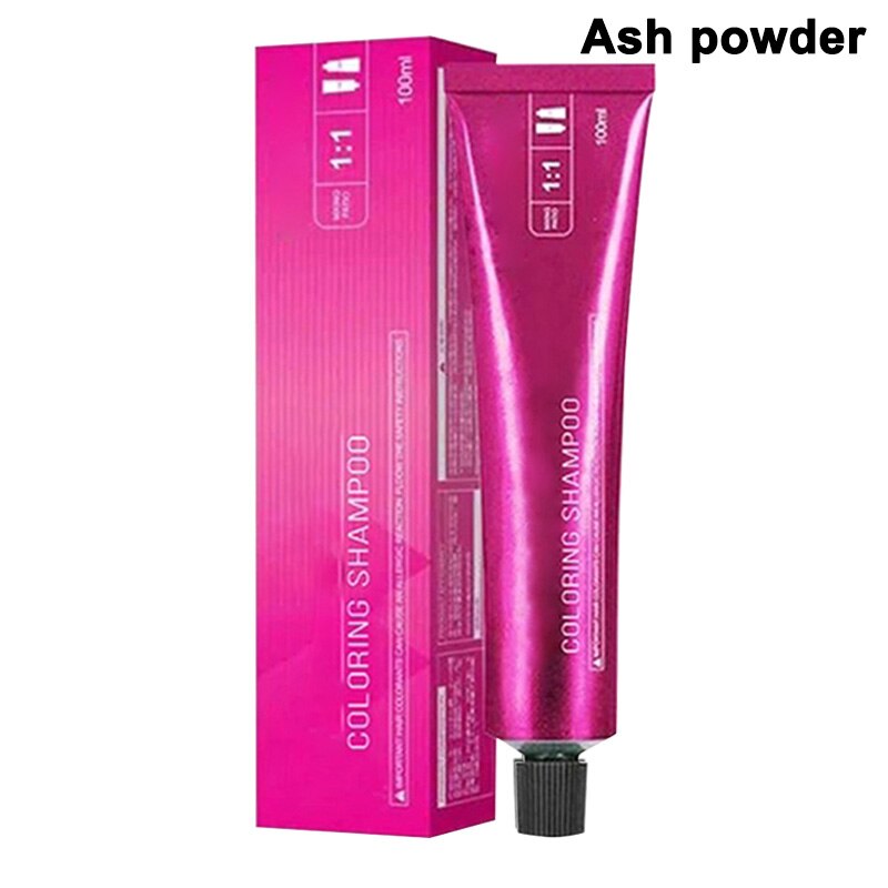 Haar Färbung Shampoo Mild Sicher Haar Färben Shampoo für Männer Frauen Alle Haare WH998: gray pink