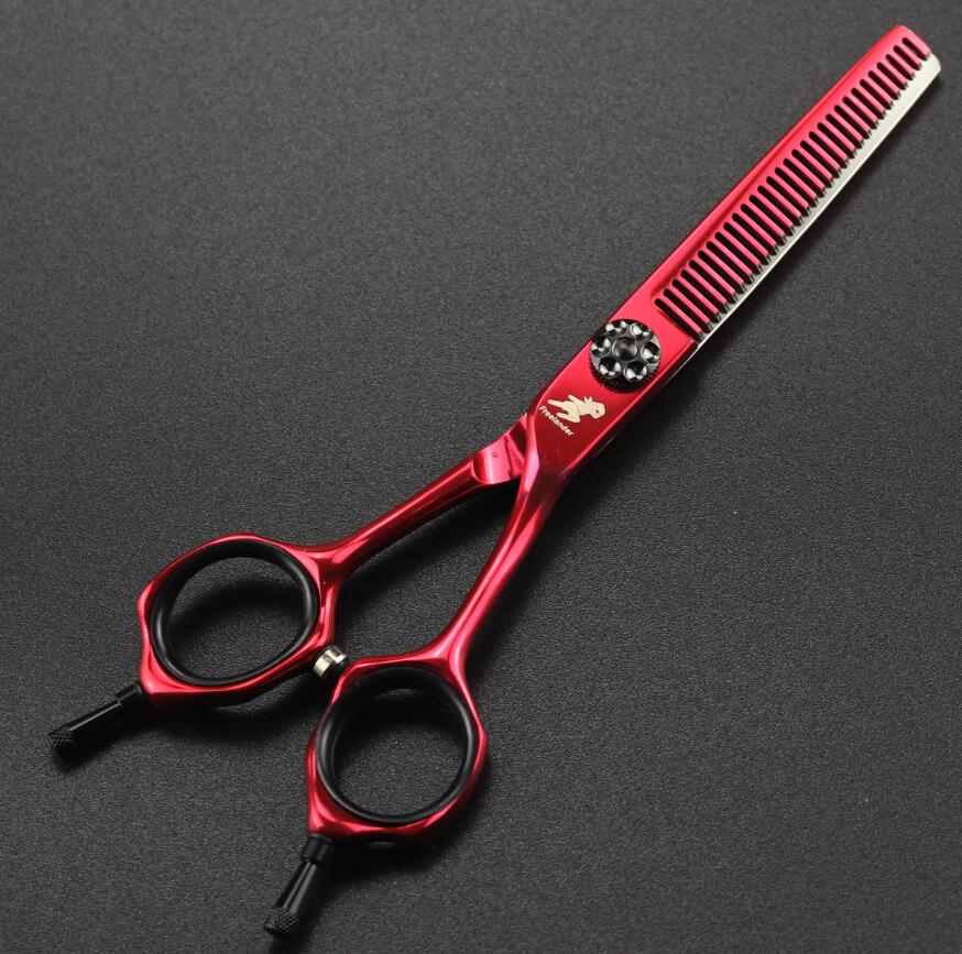 6 inch Stainless Barber Shears Cutting Shears Thinning Scissors Salon Hairdressing Scissors Hair Scissors: 112T