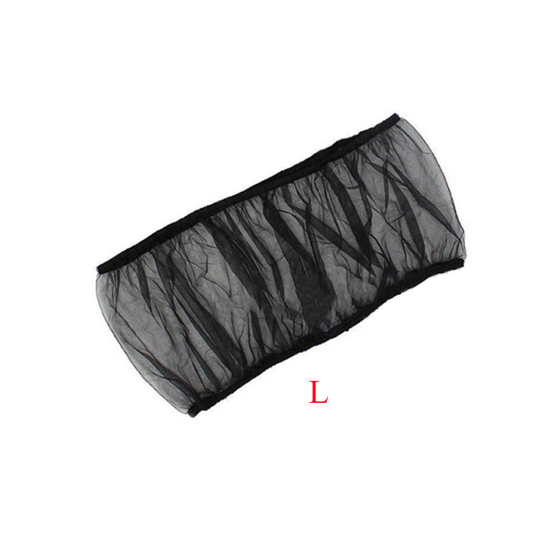 Fuglenet netværk soft shell stof fugleburnet til fuglebur frøbeskyttere dækker unikt nylon luftigt dæksnederdel: Sort-l