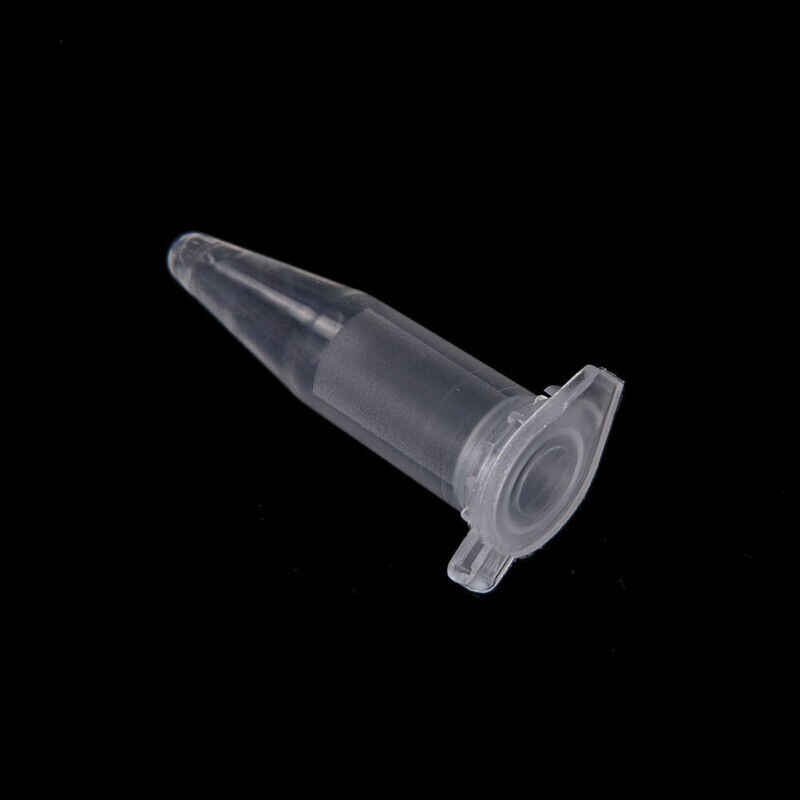 laboratory miniature plastic test tube, Micro Centrifuge Tube with Lid, sample bottle, transparent cap, for laboratory samples