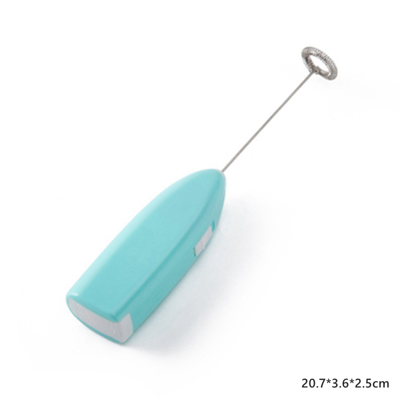 1 PCS Milk Frother Handheld Mixer Foamer Coffee Maker Egg Beater Cappuccino Stirrer Mini Portable Blender Kitchen Whisk Tool: GRAY