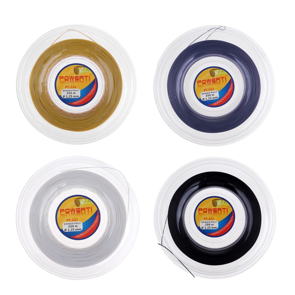 High Elastic Tennis Racket Racquet Strings 200m 1.25mm Replacement for Sports Lover