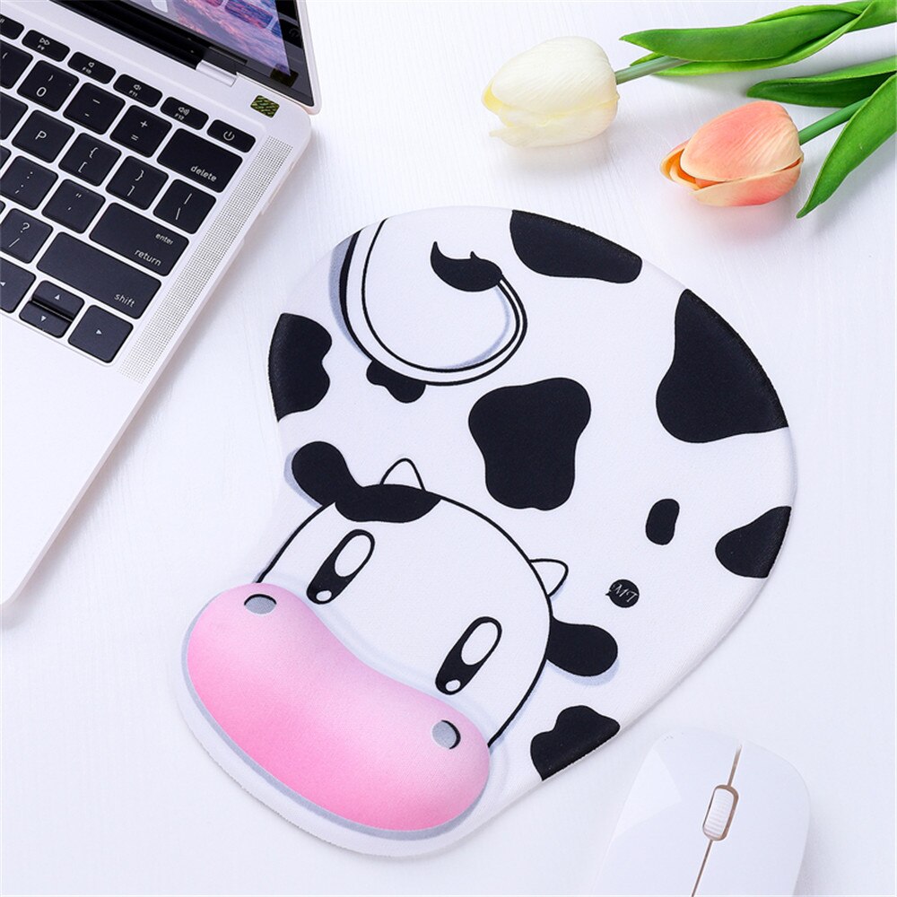 Memory Foam Mousepad Voor Laptop Computer Bureau Pad Leuke Cartoon Pols Pad Anti Slip Polssteunen Tafel Schrijven Kawaii Bureau mat