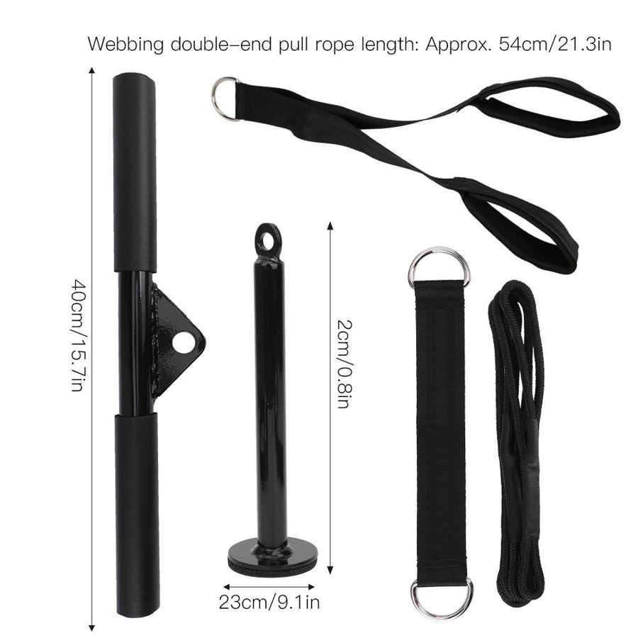 9Pcs/Set Fitness DIY Pulley Cable Machine Attachment System Loading Pin Lifting Workout Arm Biceps Triceps Training Equipment