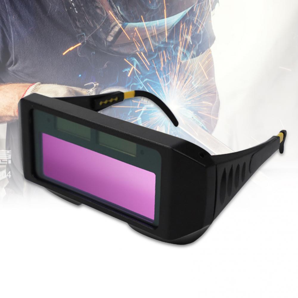 Auto Darkening Welding Helmet Solar Helmet Welding Light Filter Lens Automatic Light Change Glasses Tools Kits